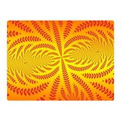 Background Brush Particles Wave Double Sided Flano Blanket (mini) 