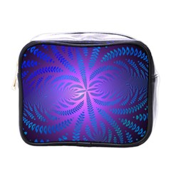 Background Brush Particles Wave Mini Toiletries Bags