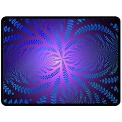 Background Brush Particles Wave Fleece Blanket (large)  by Amaryn4rt