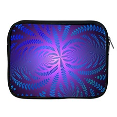 Background Brush Particles Wave Apple Ipad 2/3/4 Zipper Cases