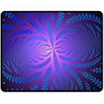 Background Brush Particles Wave Double Sided Fleece Blanket (Medium)  58.8 x47.4  Blanket Front