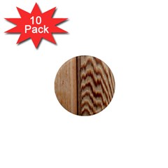 Wood Grain Texture Brown 1  Mini Magnet (10 Pack)  by Amaryn4rt