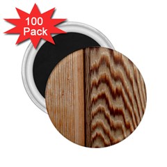 Wood Grain Texture Brown 2 25  Magnets (100 Pack)  by Amaryn4rt