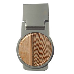 Wood Grain Texture Brown Money Clips (round)  by Amaryn4rt