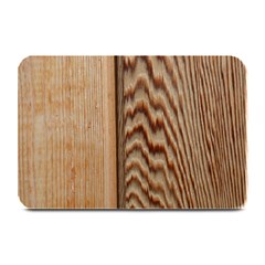 Wood Grain Texture Brown Plate Mats by Amaryn4rt