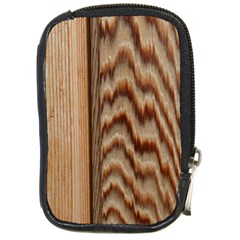 Wood Grain Texture Brown Compact Camera Cases by Amaryn4rt