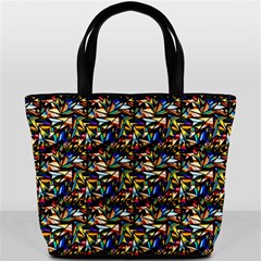 Abstract Pattern Design Artwork Bucket Bags