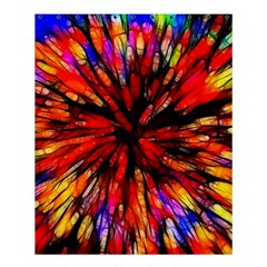 Color Batik Explosion Colorful Shower Curtain 60  x 72  (Medium) 