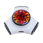 Color Batik Explosion Colorful 3-Port USB Hub Front