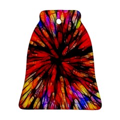 Color Batik Explosion Colorful Ornament (Bell)