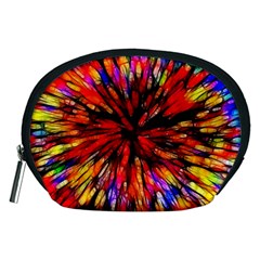 Color Batik Explosion Colorful Accessory Pouches (Medium) 