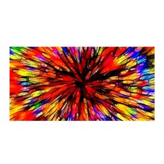 Color Batik Explosion Colorful Satin Wrap