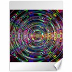 Wave Line Colorful Brush Particles Canvas 36  x 48   35.26 x46.15  Canvas - 1