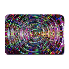 Wave Line Colorful Brush Particles Plate Mats