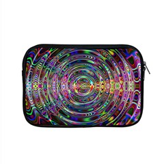 Wave Line Colorful Brush Particles Apple MacBook Pro 15  Zipper Case