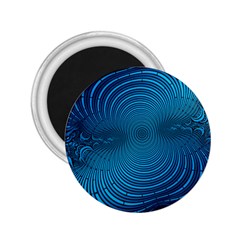 Abstract Fractal Blue Background 2 25  Magnets