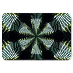 Lines Abstract Background Large Doormat  by Amaryn4rt