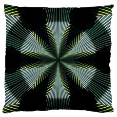 Lines Abstract Background Large Flano Cushion Case (one Side) by Amaryn4rt