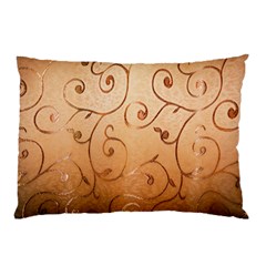 Texture Material Textile Gold Pillow Case (two Sides) by Amaryn4rt