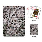 Ice Leaves Frozen Nature Playing Card Back