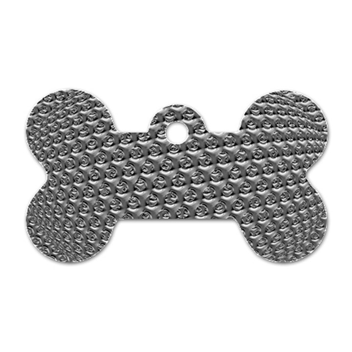 Mandelbuld 3d Metalic Dog Tag Bone (Two Sides)