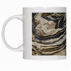 Rock Texture Background Stone White Mugs by Amaryn4rt