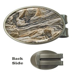 Rock Texture Background Stone Money Clips (oval)  by Amaryn4rt