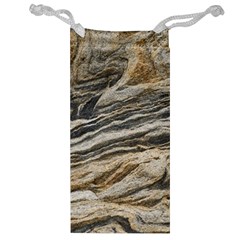 Rock Texture Background Stone Jewelry Bag by Amaryn4rt