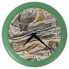 Rock Texture Background Stone Color Wall Clocks by Amaryn4rt