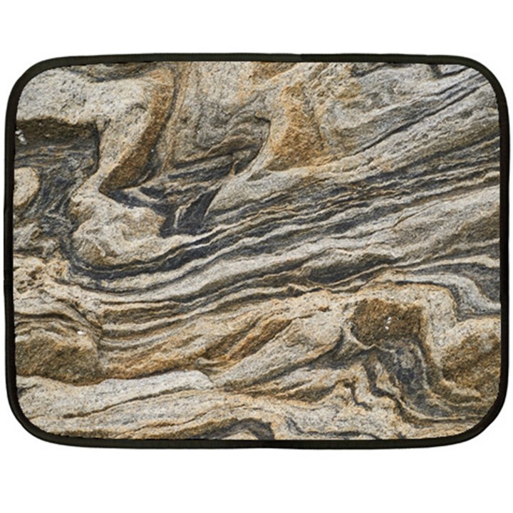 Rock Texture Background Stone Double Sided Fleece Blanket (Mini) 