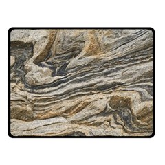 Rock Texture Background Stone Double Sided Fleece Blanket (small)  by Amaryn4rt