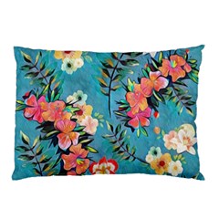 Lovely Colorful Flower Design  Pillow Case (two Sides) by GabriellaDavid