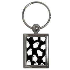 Ghost Halloween Pattern Key Chains (rectangle)  by Amaryn4rt