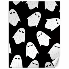 Ghost Halloween Pattern Canvas 12  X 16   by Amaryn4rt