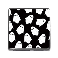 Ghost Halloween Pattern Memory Card Reader (square) by Amaryn4rt