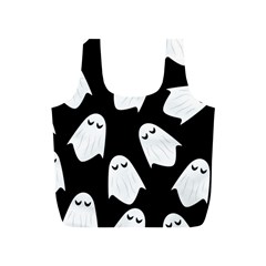 Ghost Halloween Pattern Full Print Recycle Bags (s)  by Amaryn4rt