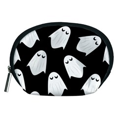 Ghost Halloween Pattern Accessory Pouches (medium)  by Amaryn4rt