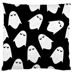 Ghost Halloween Pattern Large Flano Cushion Case (two Sides) by Amaryn4rt