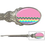 Easter Chevron Pattern Stripes Letter Openers Front