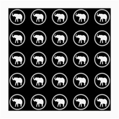 Elephant Wallpaper Pattern Medium Glasses Cloth