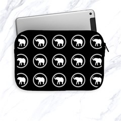 Elephant Wallpaper Pattern Apple Ipad Mini Zipper Cases by Amaryn4rt