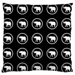 Elephant Wallpaper Pattern Standard Flano Cushion Case (two Sides) by Amaryn4rt