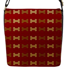 Dog Bone Background Dog Bone Pet Flap Messenger Bag (s)