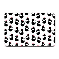 Cat Seamless Animal Pattern Small Doormat  by Amaryn4rt