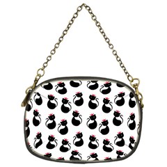 Cat Seamless Animal Pattern Chain Purses (one Side) 