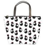 Cat Seamless Animal Pattern Bucket Bags Front