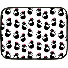 Cat Seamless Animal Pattern Fleece Blanket (mini)