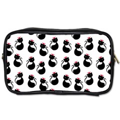 Cat Seamless Animal Pattern Toiletries Bags by Amaryn4rt