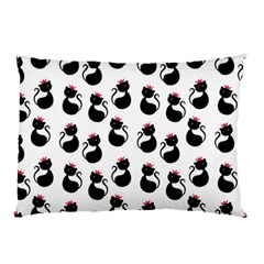 Cat Seamless Animal Pattern Pillow Case (two Sides) by Amaryn4rt