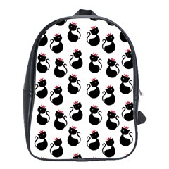 Cat Seamless Animal Pattern School Bags (xl) 